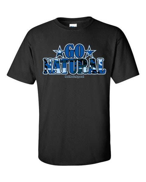 Go Natural "Blue Camouflage" Men's T-Shirt