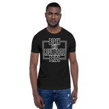 "Black Pride" Men's T-Shirt (Black and White Lettering)