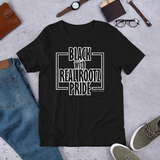 "Black Pride" Women's T-Shirt (Black and White Lettering)
