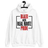 "Black Pride" Unisex Hoodie (Red and Black Lettering)