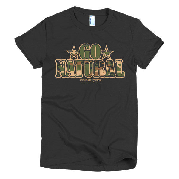 Go Natural "Green Camouflage" Women's T-Shirt