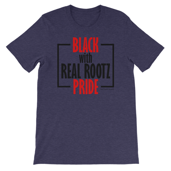 "Black Pride" Men's T-Shirt (Red and Black Lettering)