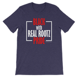 "Black Pride" Men's T-Shirt (Red and White Lettering)