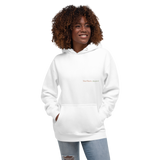 I Am A Female Barber Women's Hoodie (White Lettering)