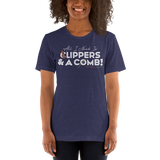 Clippers & A Comb T-shirt (White Lettering)